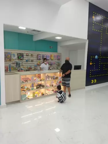 Projeto comercial da loja Fun Games - Minas Shopping.