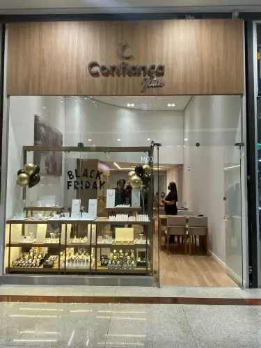 Loja comercial da Confiança Jóias - Minas Shoppint.