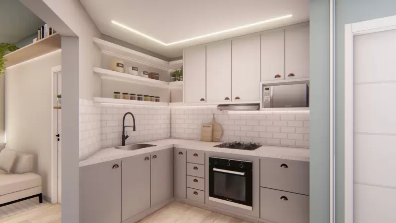 Reforma geral cozinha.