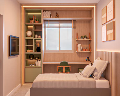 Quarto feminino adolescente