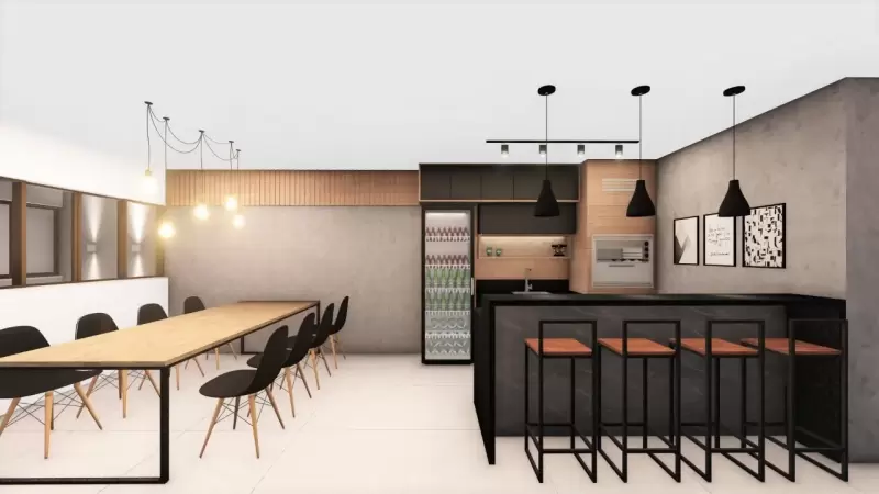 Área gourmet.*projeto feito em parceria com o arquiteto Tadeu Barbosa.