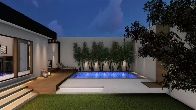 Área externa/lazer*projeto feito em parceria com o arquiteto Tadeu Barbosa.